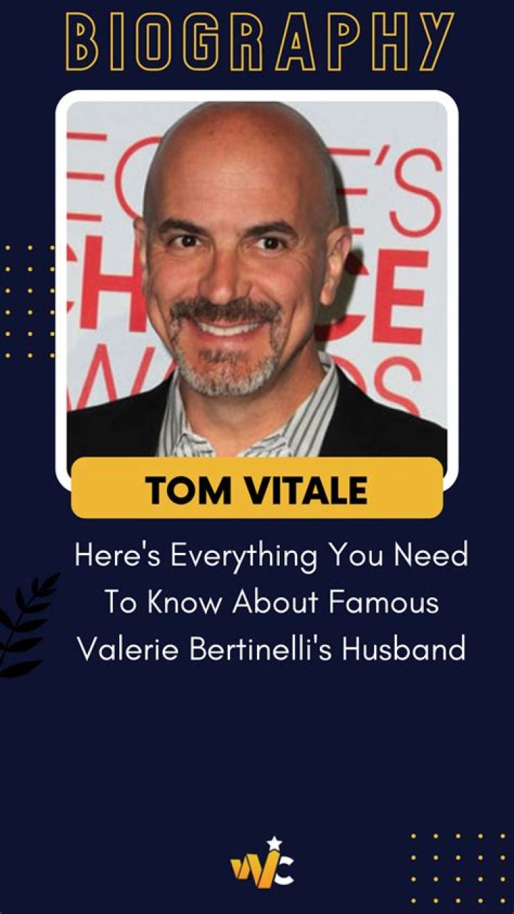 What is Tom Vitale’s Net Worth? Know All About Valerie Bertinelli’s Husband